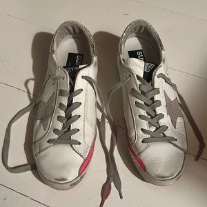 Golden goose women’s white sneakers